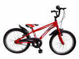 Bicicleta copii TEC Ares, culoare rosu, roata 20&quot;, din otel PB Cod:222031000005