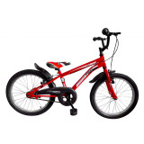 Bicicleta copii TEC Ares, culoare rosu, roata 20&quot;, din otelPB Cod:222031000005