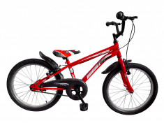 Bicicleta copii TEC Ares, culoare rosu, roata 20&amp;quot;, din otelPB Cod:222031000005 foto