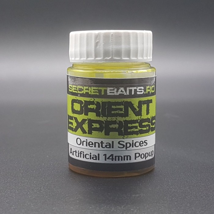 Secret Baits Artificial Popup 14mm Orient Express Flavour - Green (verde)