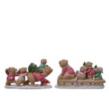 Cumpara ieftin Decoratiune - Bear on Sleigh with Tree - mai multe modele | Kaemingk