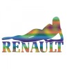 Sticker Renault Lady , Autocolant Sexy si Elegant pentru Masina Ta Renault