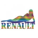 Cumpara ieftin Sticker Renault Lady