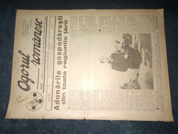REVISTA OGORUL ROMANESC 4 FEBRUARIE 1940