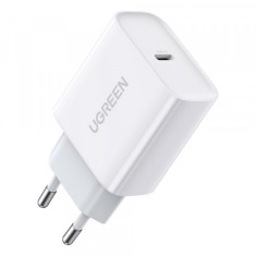 Incarcator Retea UGREEN CD137, 18W, 3A, 1 x USB-C, Alb foto