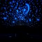 Proiector LED Cameră, Rotativ, Model Stele, Culoare Bleu, 17x17x18cm