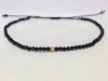 Bratara Aur 14k cu Spinel Natural, Ajustabila - Bijuterie Eleganta, Pietre Semipretioase, Design Delicat