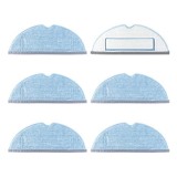 Set 6 lavete de inlocuire pentru aspiratorul robot Xiaomi Roborock K Kumeed, 29.4 x 11 cm, microfibra, albastru
