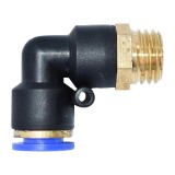 Mufa rapida cot fi 10 cu filet M16, plastic si surub metalic
