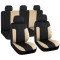 Set huse scaune Dacia Logan II (2012-2020) Trend Negru-Bej