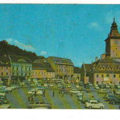 CPI B12337 CARTE POSTALA - BRASOV, PIATA "23 AUGUST". AUTOTURISM, AUTOTURISME