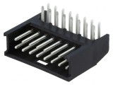 Soclu cablu-placă 2,54mm 16 PIN THT AMPMODU MOD II, TE Connectivity