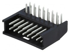 Soclu cablu-placă 2,54mm 16 PIN THT AMPMODU MOD II