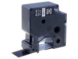 Bandă DYMO 19mm x 7m neagră cu text alb