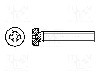 Surub M1,6, otel, 2mm, cap rotund, BOSSARD, 1479520