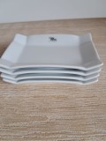 Set 4 mini-platouri porțelan Cosy &amp; Trendy &ndash; Aperitive/Sosuri