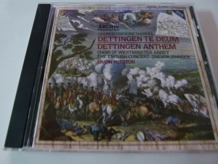Dettinger te deum - Handel,cd