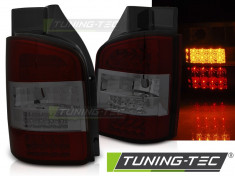 Stopuri LED VW T5 10-15 TRASNPORTERRosu Fumuriu foto