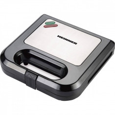 Sandwich-maker Heinner Magnet 750 SM-K750BKS 750W Negru / Argintiu foto