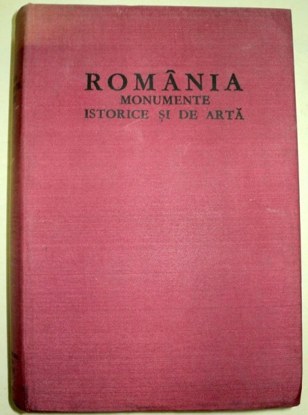 ROMANIA.MONUMENTE ISTORICE SI DE ARTA 1972