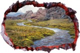 Cumpara ieftin Autocolant decorativ, Gaura in perete, Multicolor, 85 cm, 520STC-1, animale si pasari, Oem