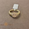 Inel elegant cu cristale zirconia - placat 14k