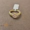 Inel elegant cu cristale zirconia - placat 14k