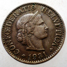 7.074 ELVETIA 10 RAPPEN 1931 B