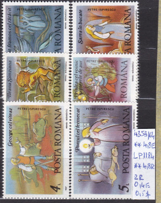 1987 Basme Petre Ispirescu LP 1184 MNH foto