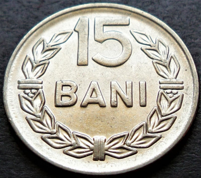 Moneda 15 BANI - ROMANIA, anul 1966 *cod 2707 A = circulata foto