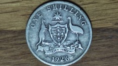 Australia - moneda de colectie - 1 shilling 1926 argint sterling 925 - George V