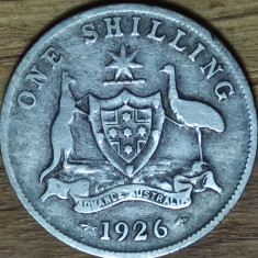 Australia - moneda de colectie - 1 shilling 1926 argint sterling 925 - George V