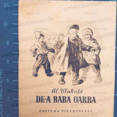 De-a baba oarba / Al. Vlahuță / ilustrații alb-negru de Al. Alexe / 1955