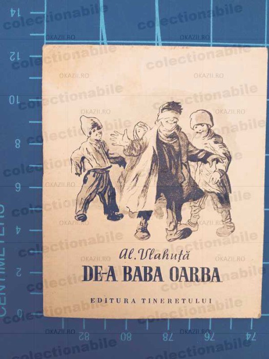 De-a baba oarba / Al. Vlahuță / ilustrații alb-negru de Al. Alexe / 1955