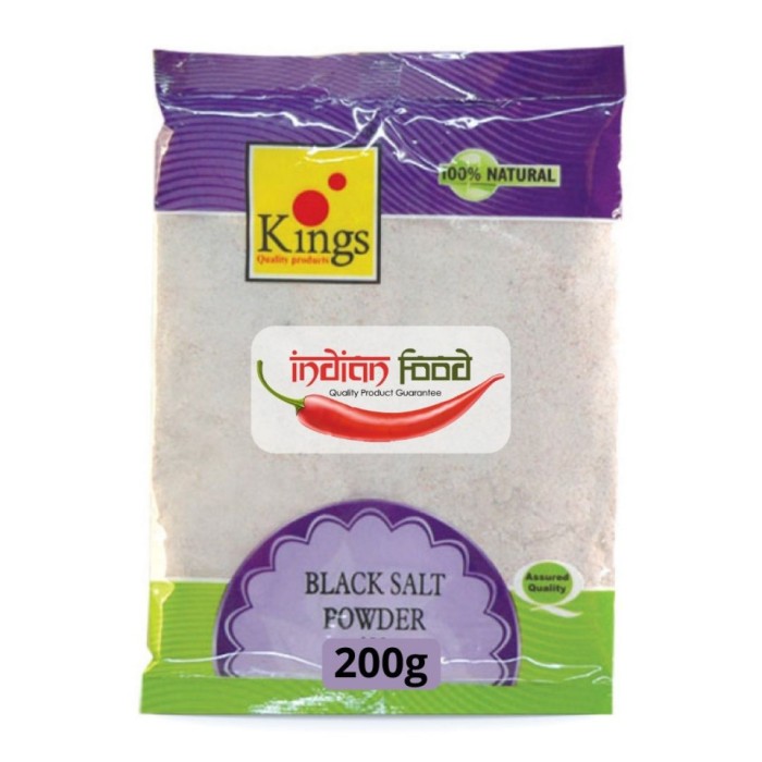 Kings Kala Namak Black Salt Powder (Sare Neagra) 200g Okazii.ro