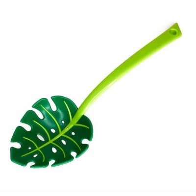 Cyrax Ustensila bucatarie universala tip frunza, material ABS, creativa, design unic si modern, 30x9.5 cm, verde foto