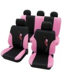 Set Huse Scaun Universale Flower Petex Roz