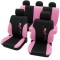 Set Huse Scaun Universale Flower Petex Roz