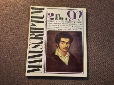 MANUSCRIPTUM NR 2/ 1972 foto