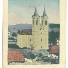 5072 - TOPLITA, Harghita, Church, Romania - old postcard - used