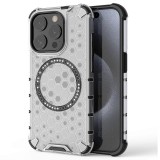 Techsuit - HoneyComb Shield MagSafe - iPhone 15 Pro Max - White