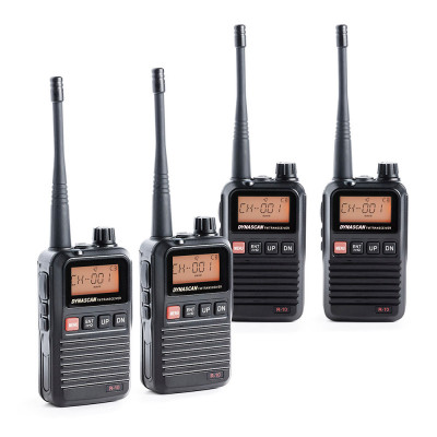 Statie radio PMR portabila PNI Dynascan R-10, 0.5W, 8CH, DCS, CTCSS, Radio FM, Quadset cu 4 bucati foto