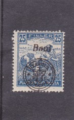 1919 ROMANIA Emisiunea Oradea eroare Seceratori 25B sursarj deplasat +BaoI