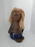 Trol - obiect ceramic - arta ceramica nordica, 13cm inaltime