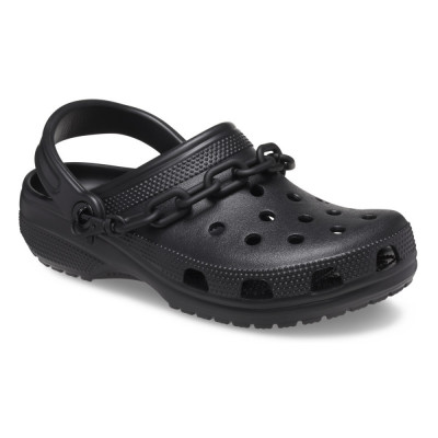 Saboti Crocs Classic Chain Clog Negru - Black foto