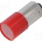 Lampă LED roșie BA9S T10 110V AC/DC plastic CML INNOVATIVE TECHNOLOGIES