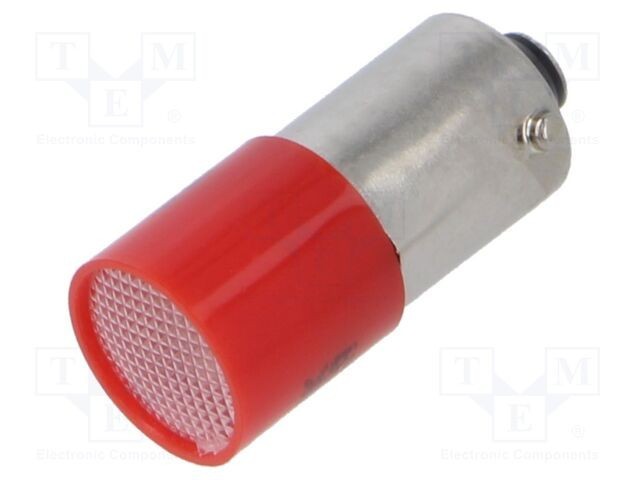 Lampă LED roșie BA9S T10 110V AC/DC plastic CML INNOVATIVE TECHNOLOGIES