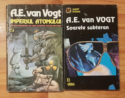Set 2 carti de A. E. van Vogt. SF. Editura Nemira foto