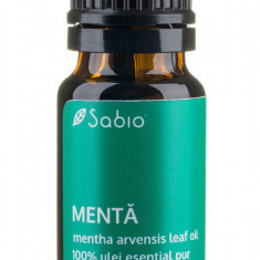Ulei esential pur de menta (mentha arvensis leaf oil), 10ml Sabio