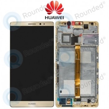 Huawei Mate 8 (NTX-L09, NTX-L29A) Capacul frontal al modulului de afișare + LCD + digitizer auriu